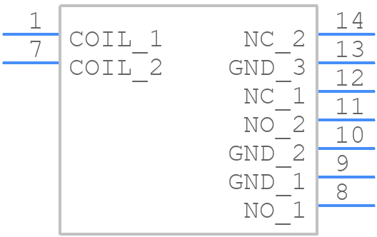 ARE-1012 - Panasonic - PCB symbol
