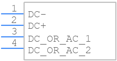 AQZ-205G - Panasonic - PCB symbol