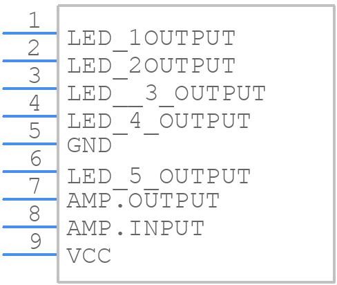 AN6-884 - Panasonic - PCB symbol