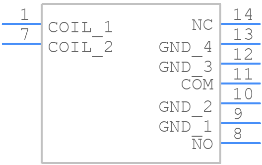 ARE-10A4HC90 - Panasonic - PCB symbol
