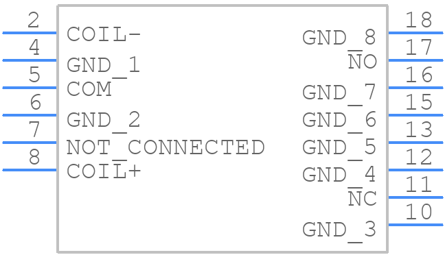 ARS-30Y4H - Panasonic - PCB symbol