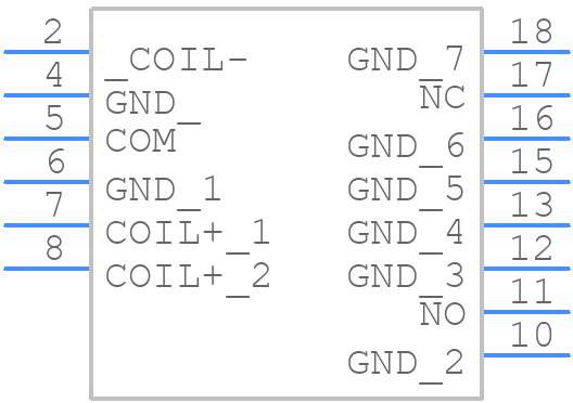 ARS-16Y4H - Panasonic - PCB symbol