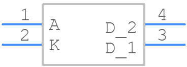 AQY-230SX - Panasonic - PCB symbol