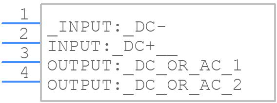 AQZ-207D - Panasonic - PCB symbol