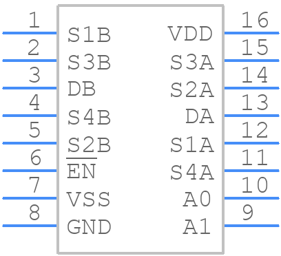 ADG659YRUZ - Analog Devices - PCB symbol