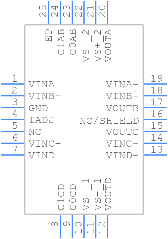ISL1539AIRZ - Renesas Electronics - PCB symbol
