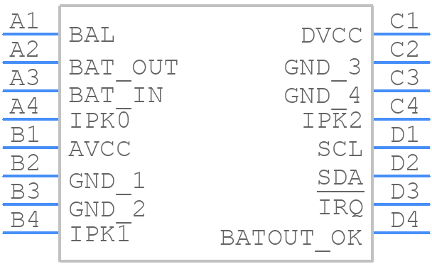 LTC3337ACBZ-R7 - Analog Devices - PCB symbol