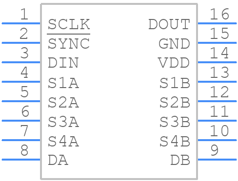 ADG739BRUZ - Analog Devices - PCB symbol