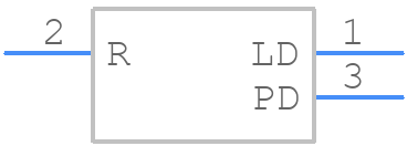ADL-65074TR - LASER - PCB symbol