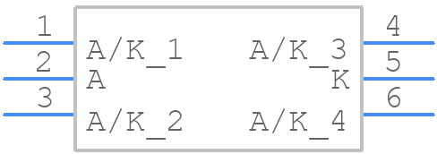 NUP4114UPXV6T2G - onsemi - PCB symbol