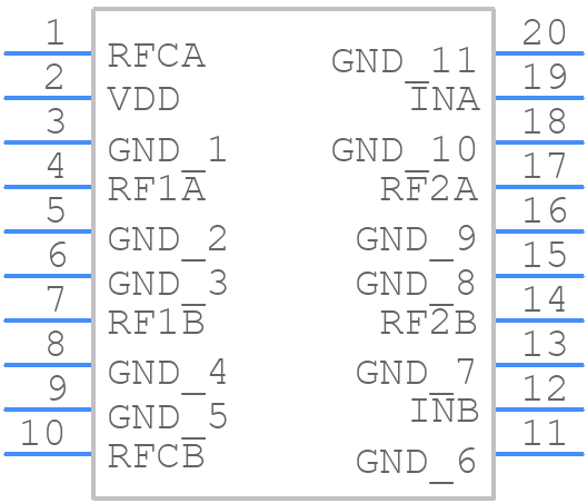 ADG936BRUZ - Analog Devices - PCB symbol