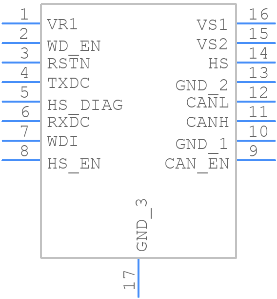 NCV7450DB0R2G - onsemi - PCB symbol