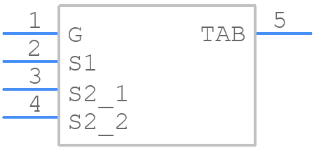 FCMT125N65S3 - onsemi - PCB symbol