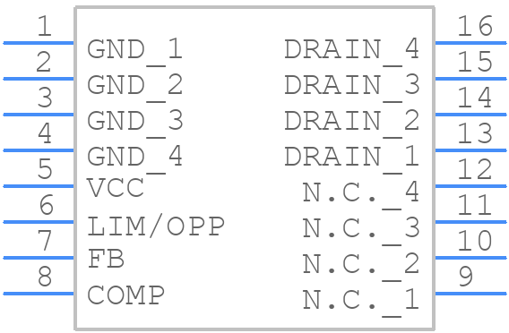 NCV1063AD100R2G - onsemi - PCB symbol