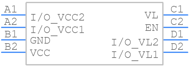 NLSX0102FC2T2G - onsemi - PCB symbol