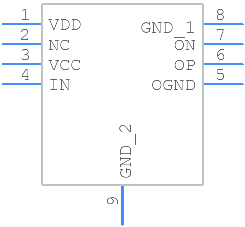 NLHV1T0434ZR2G - onsemi - PCB symbol