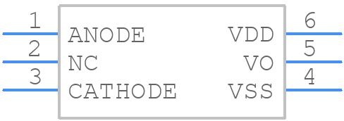 FOD8342V - onsemi - PCB symbol