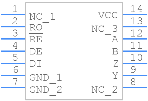 ADM3073EARZ - Analog Devices - PCB symbol