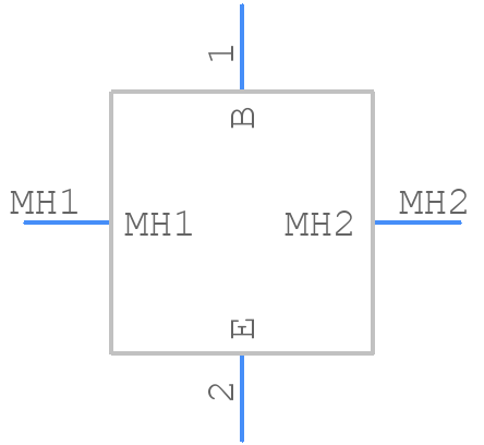 MJ4502G. - onsemi - PCB symbol