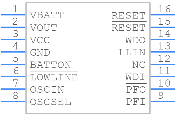 ADM696ARZ - Analog Devices - PCB symbol