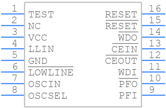 ADM697ARZ - Analog Devices - PCB symbol