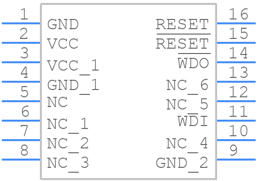 ADM699ARZ - Analog Devices - PCB symbol