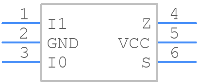 NC7SZ157L6X - onsemi - PCB symbol