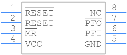 ADM708ARMZ - Analog Devices - PCB symbol