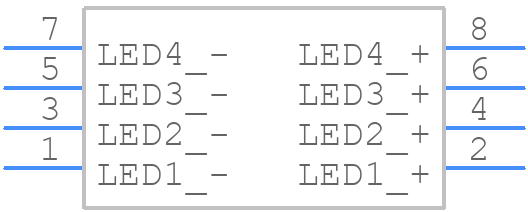 WP934SB/4YD - Kingbright - PCB symbol