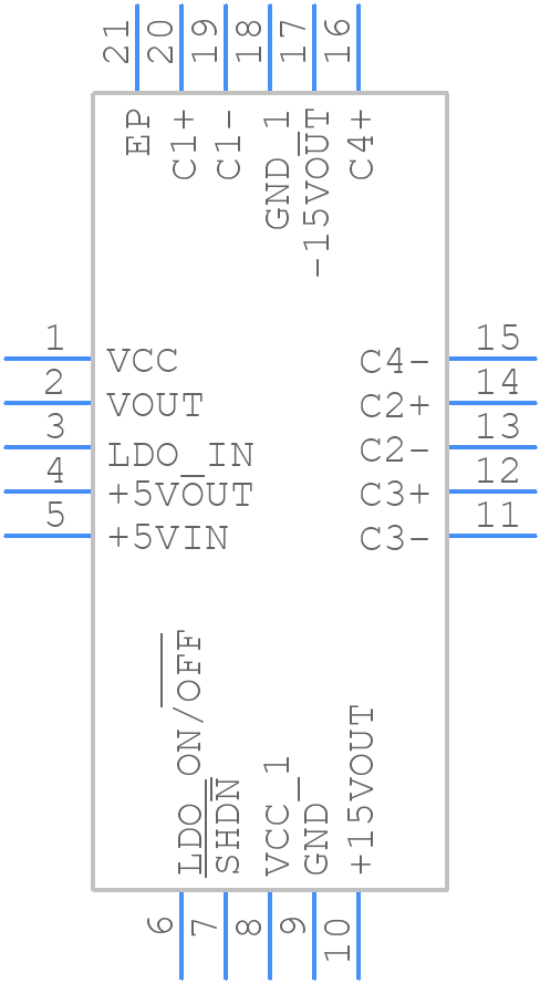 ADM8839ACPZ - Analog Devices - PCB symbol