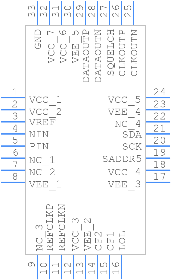 ADN2816ACPZ - Analog Devices - PCB symbol