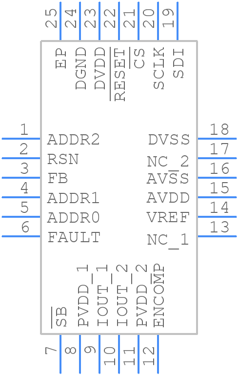 ADN8810ACPZ - Analog Devices - PCB symbol
