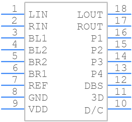 PT2386 - PTC(Princeton Tech) - PCB symbol