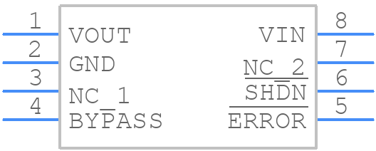 TC1173-3.3VOATR - Microchip - PCB symbol