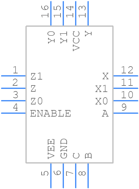 DG9253EN-T1-E4 - Vishay - PCB symbol