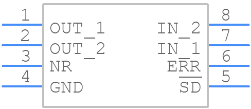 ADP3301ARZ-5 - Analog Devices - PCB symbol