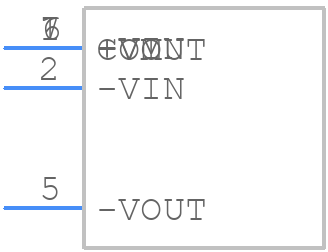 RH-053.3D/H6 - RECOM Power - PCB symbol