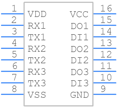 MC145406D - NXP - PCB symbol