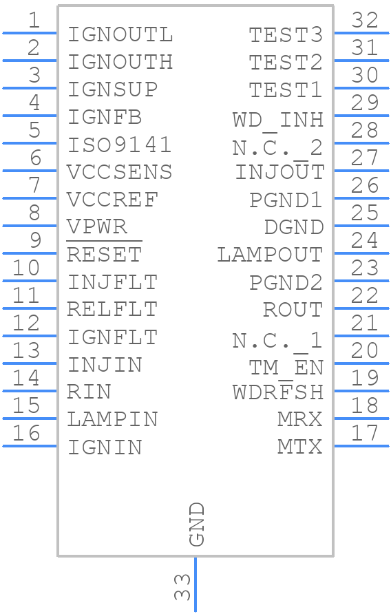 MCZ33812EK - NXP - PCB symbol
