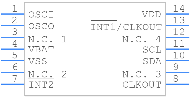 PCF8523TS/1,112 - NXP - PCB symbol