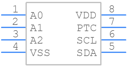 PCF8582C-2T/03,118 - NXP - PCB symbol