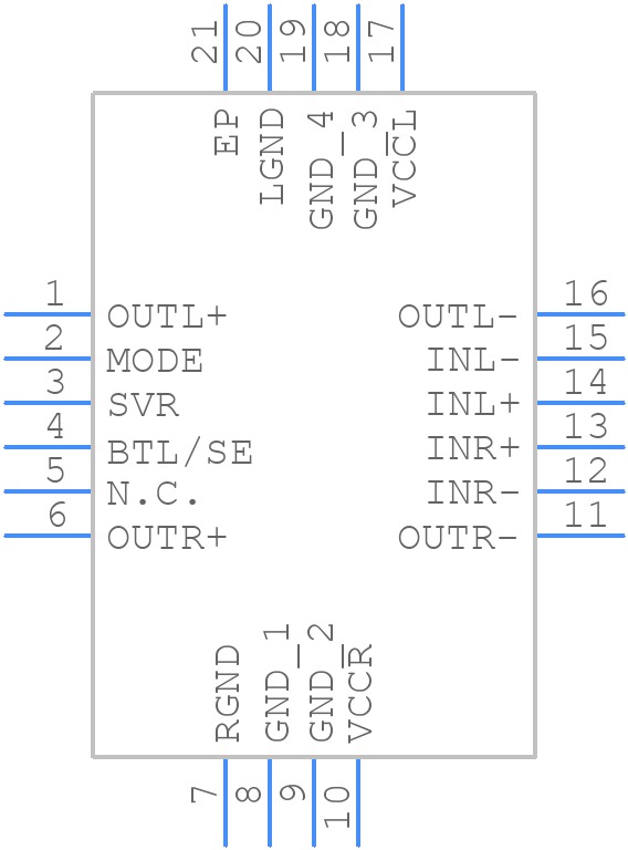 SA58632BS - NXP - PCB symbol