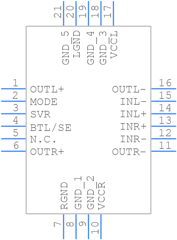 SA58632BS,118 - NXP - PCB symbol