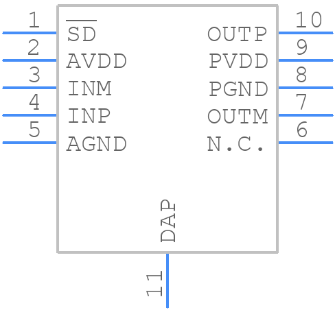 SA58672TK - NXP - PCB symbol