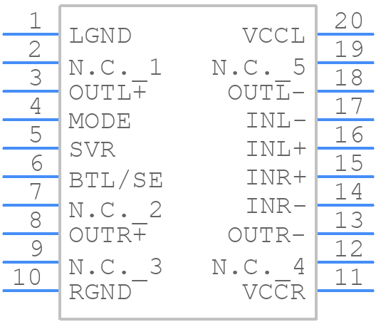 TDA8542TS/N1 - NXP - PCB symbol