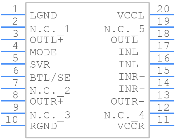 TDA8542TS/N1,112 - NXP - PCB symbol