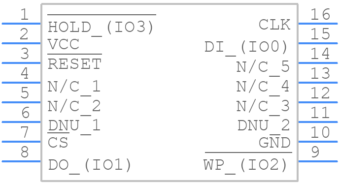 W25Q01NWSFIM - Winbond - PCB symbol