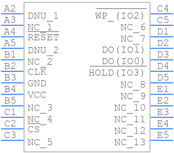 W25Q01NWTBIM - Winbond - PCB symbol