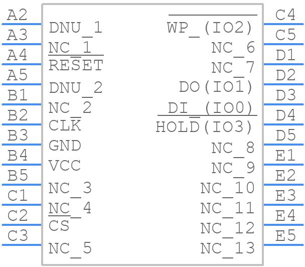W25Q01NWTBIQ - Winbond - PCB symbol