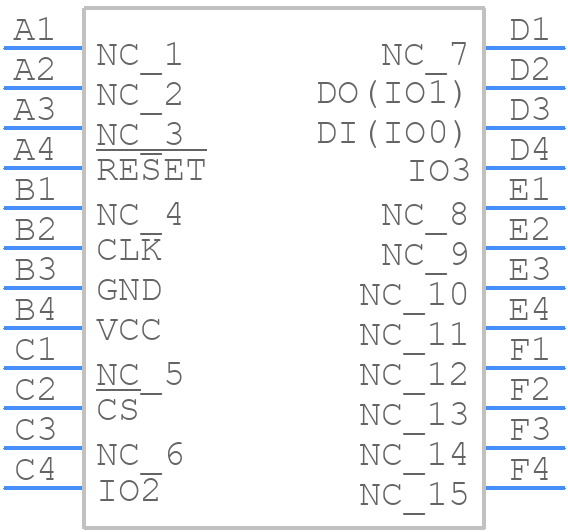 W25Q32JWTCIM - Winbond - PCB symbol